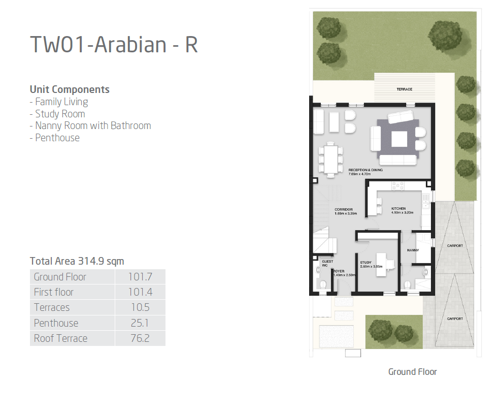 Floor Plan - كمبوند فاي سوديك الشيخ زايد - Vye Sodic New Zayed Compound