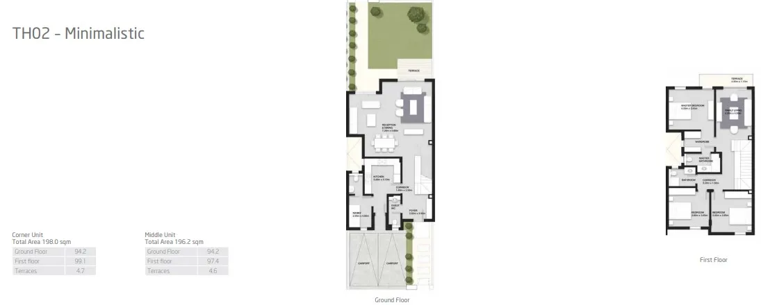 Townhouse - كمبوند فاي سوديك الشيخ زايد - Vye Sodic New Zayed Compound