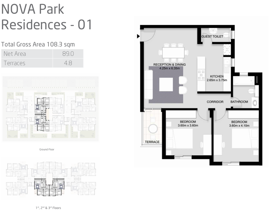 Floor Plan - كمبوند فاي سوديك الشيخ زايد - Vye Sodic New Zayed Compound