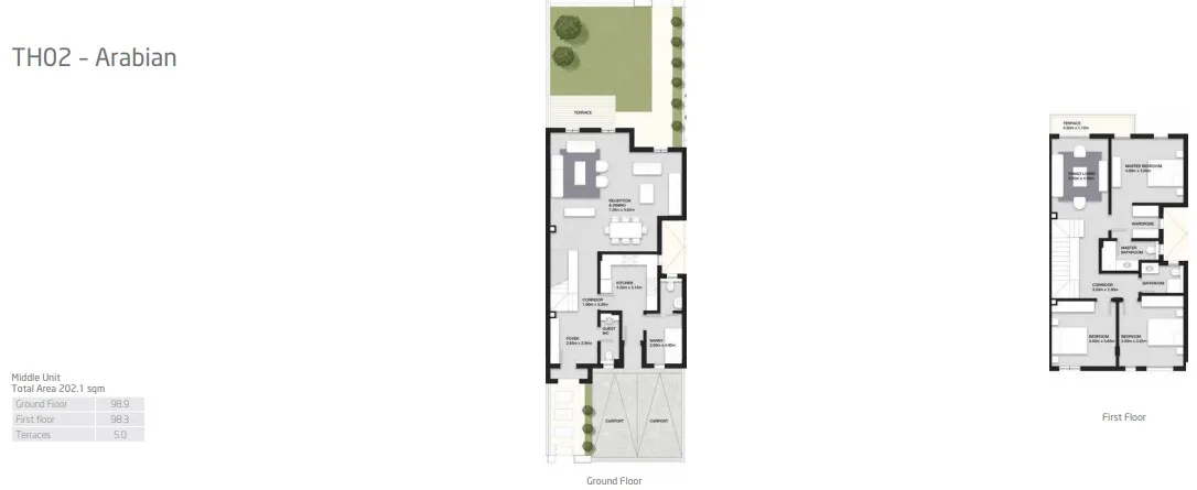 Townhouse - كمبوند فاي سوديك الشيخ زايد - Vye Sodic New Zayed Compound