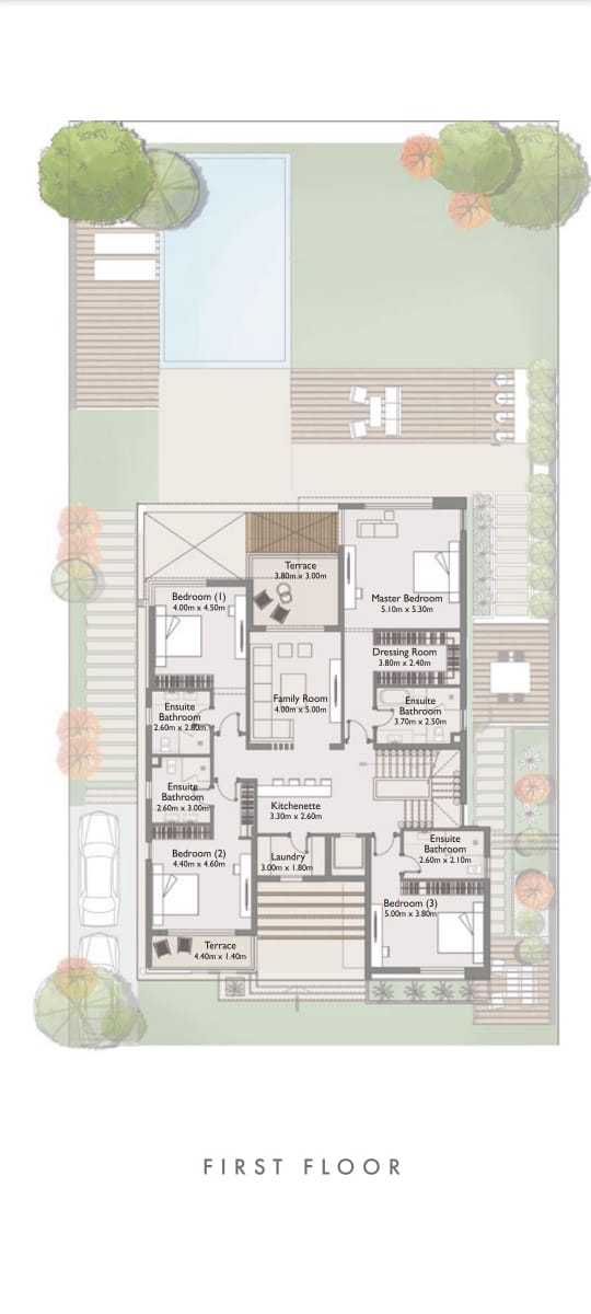 Floor Plan - ذا كراون بالم هيلز 6 أكتوبر - The Crown 6 October