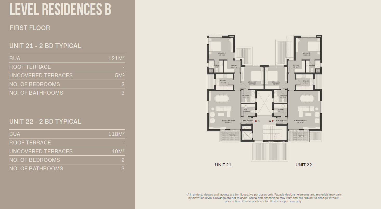 Floor Plan - شقق للبيع في o west