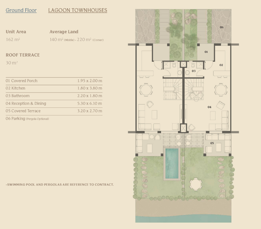 Floor Plan - قرية المصيف الساحل الشمالي إم تو العقارية - El Masyaf North Coast