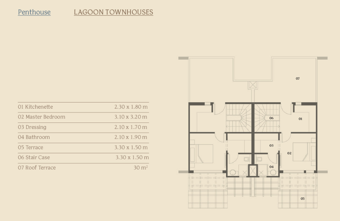 Floor Plan - قرية المصيف الساحل الشمالي إم تو العقارية - El Masyaf North Coast