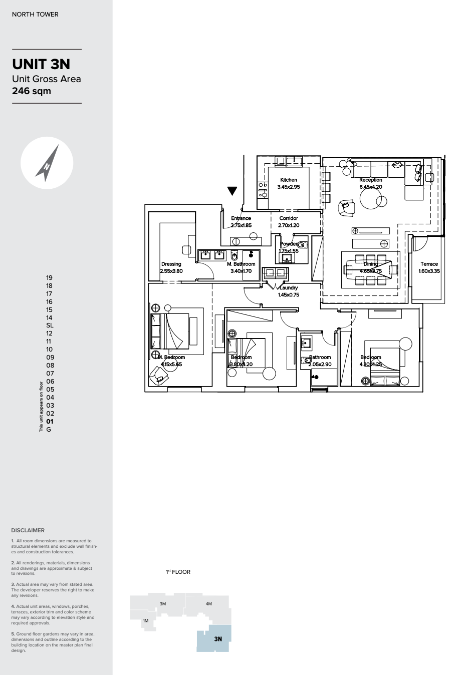 Plan 1 - Aeon Towers Marakez
