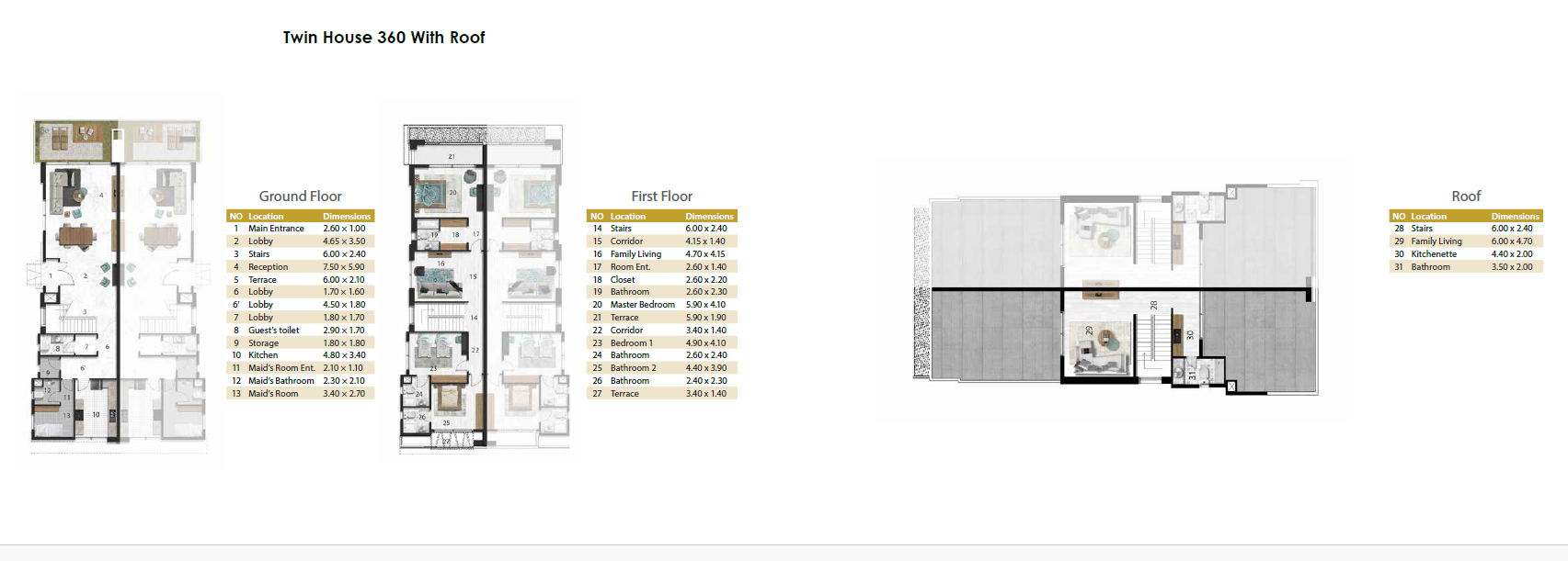 Floor Plan - كمبوند الهضبة 6 اكتوبر PRE - Hadaba Compound 6 October   