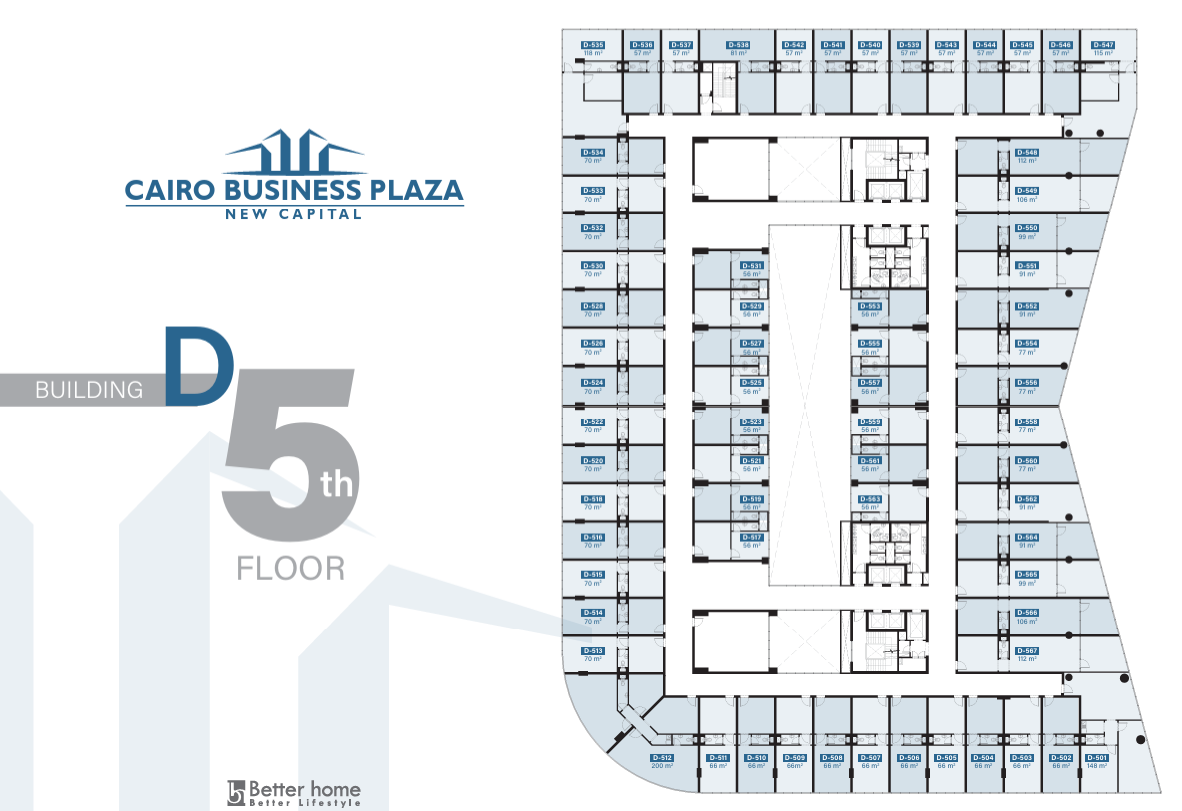 Plan 18 - Cairo Business Plaza New Capital Better Home Development