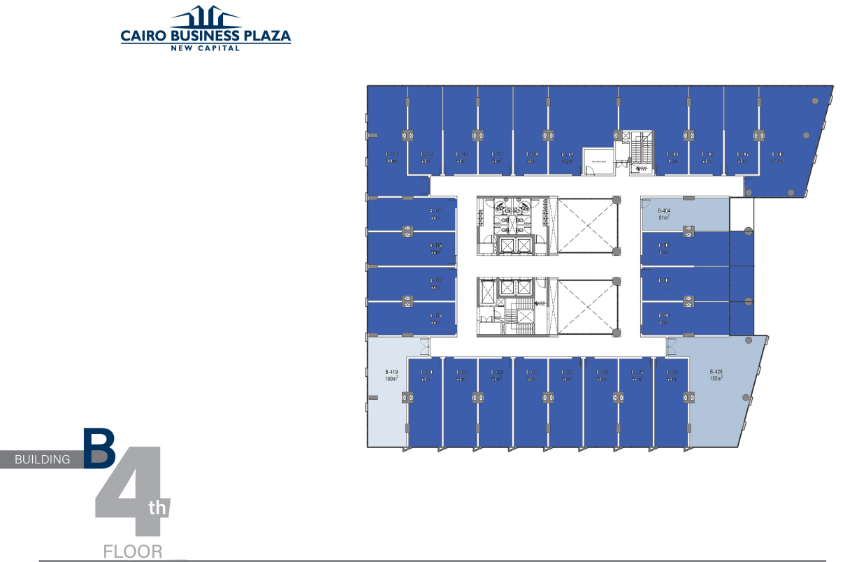 مخطط 8 - كايرو بيزنس بلازا العاصمة الادارية الجديدة بيتر هوم - Cairo Business Plaza New Capital