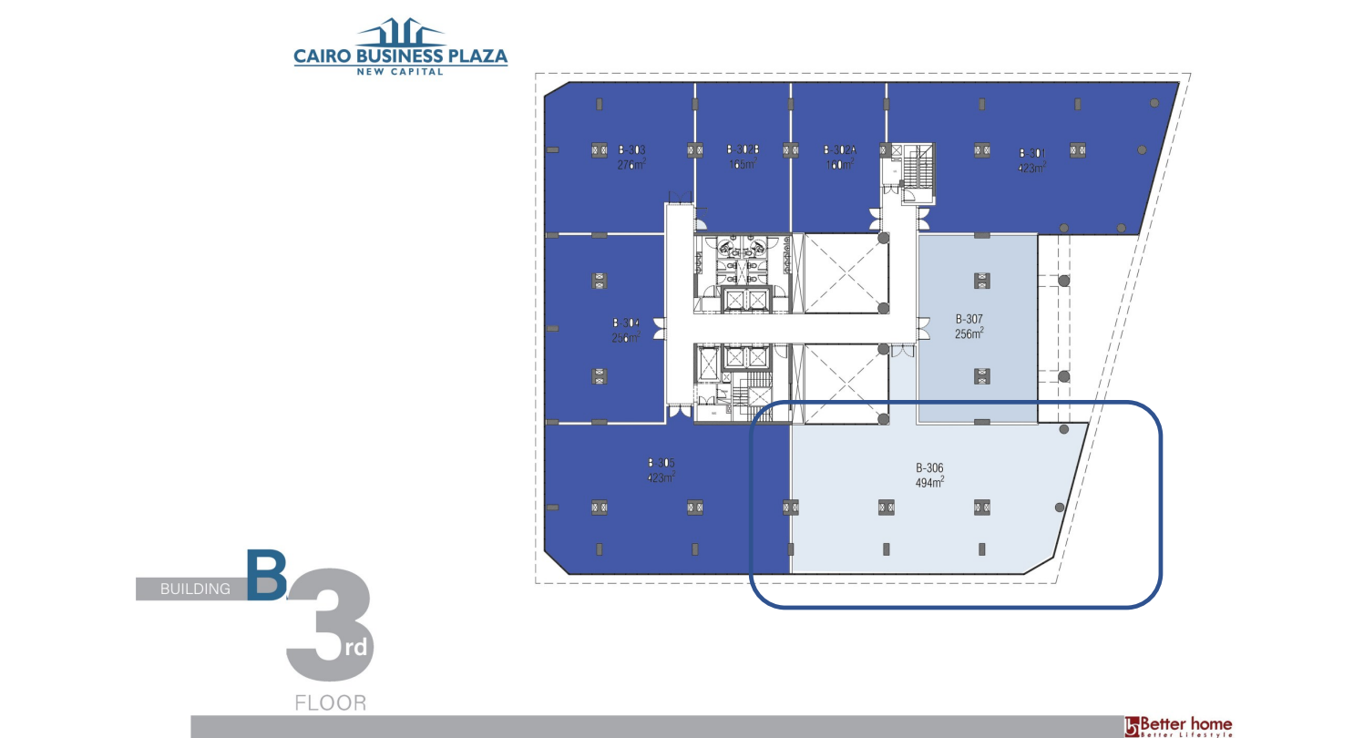 Plan 16 - Cairo Business Plaza New Capital Better Home Development