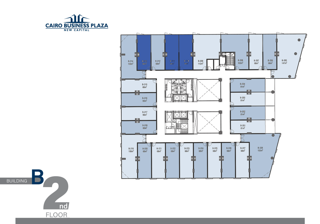 مخطط 7 - كايرو بيزنس بلازا العاصمة الادارية الجديدة بيتر هوم - Cairo Business Plaza New Capital