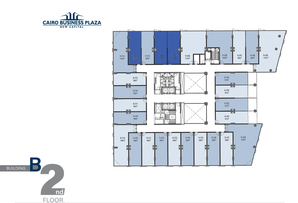 مخطط 14 - كايرو بيزنس بلازا العاصمة الادارية الجديدة بيتر هوم - Cairo Business Plaza New Capital