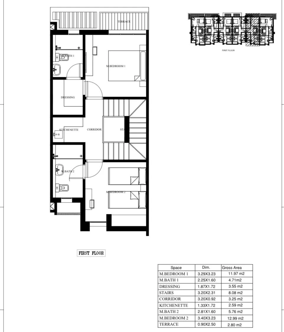 Townhouse - قرية باروس ماونتن فيو الساحل الشمالي - Paros