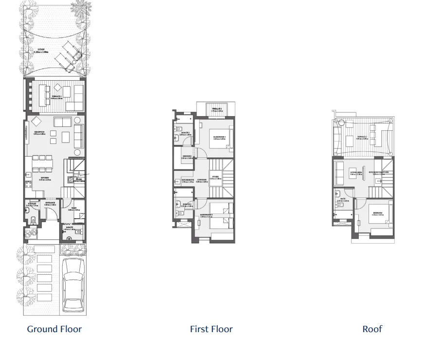 Townhouse - قرية باروس ماونتن فيو الساحل الشمالي - Paros