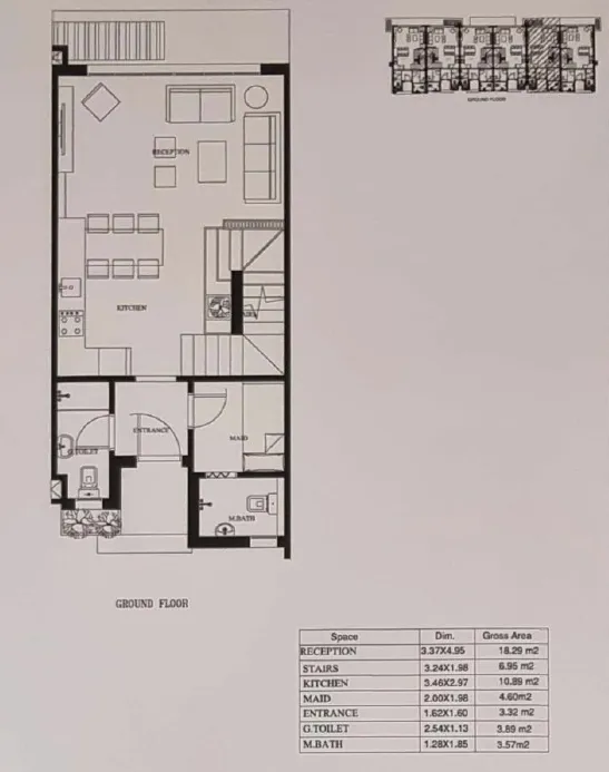 Townhouse - قرية سكالا ماونتن فيو الساحل الشمالي - Skala