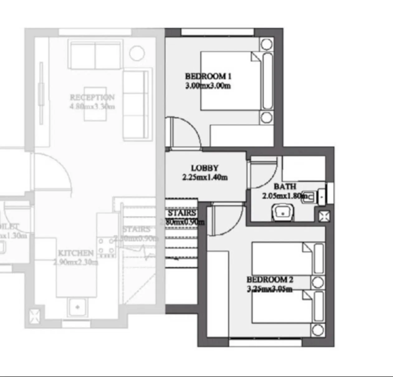 Duplex - قرية سكالا ماونتن فيو الساحل الشمالي - Skala