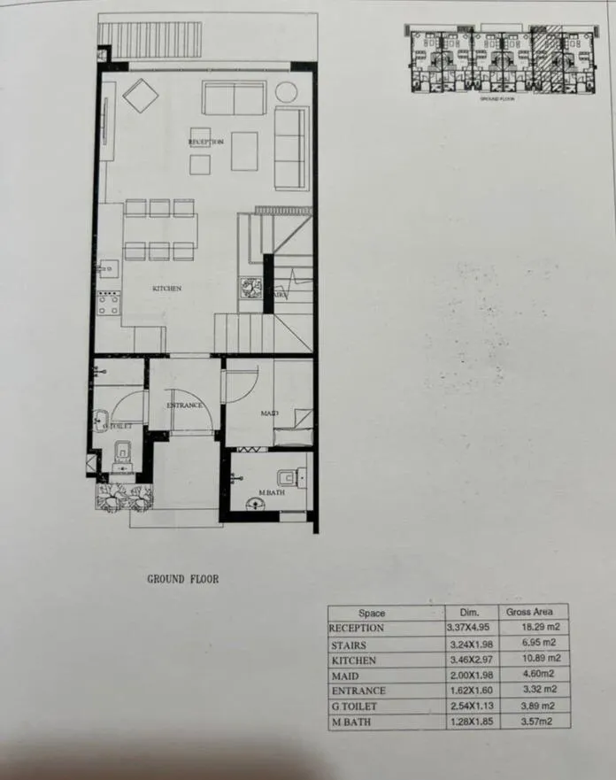 Townhouse - قرية سكالا ماونتن فيو الساحل الشمالي - Skala