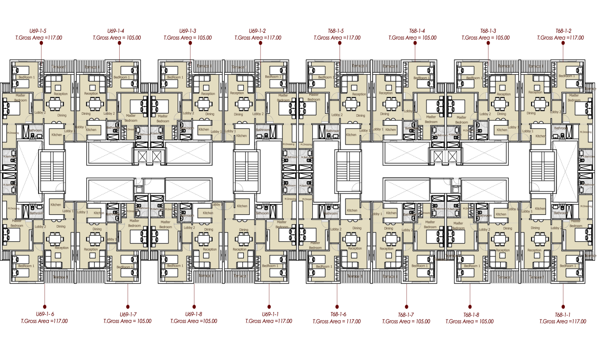 Floor Plan - Azad Views New Cairo El Tameer Developments
