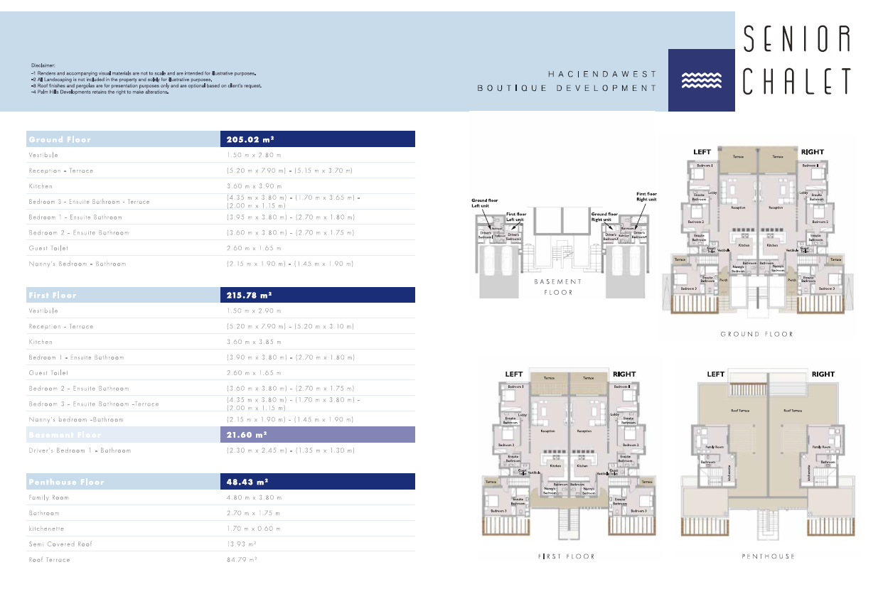 Floor Plan - هاسيندا ويست الساحل الشمالي بالم هيلز العقارية - Hacienda West North Coast