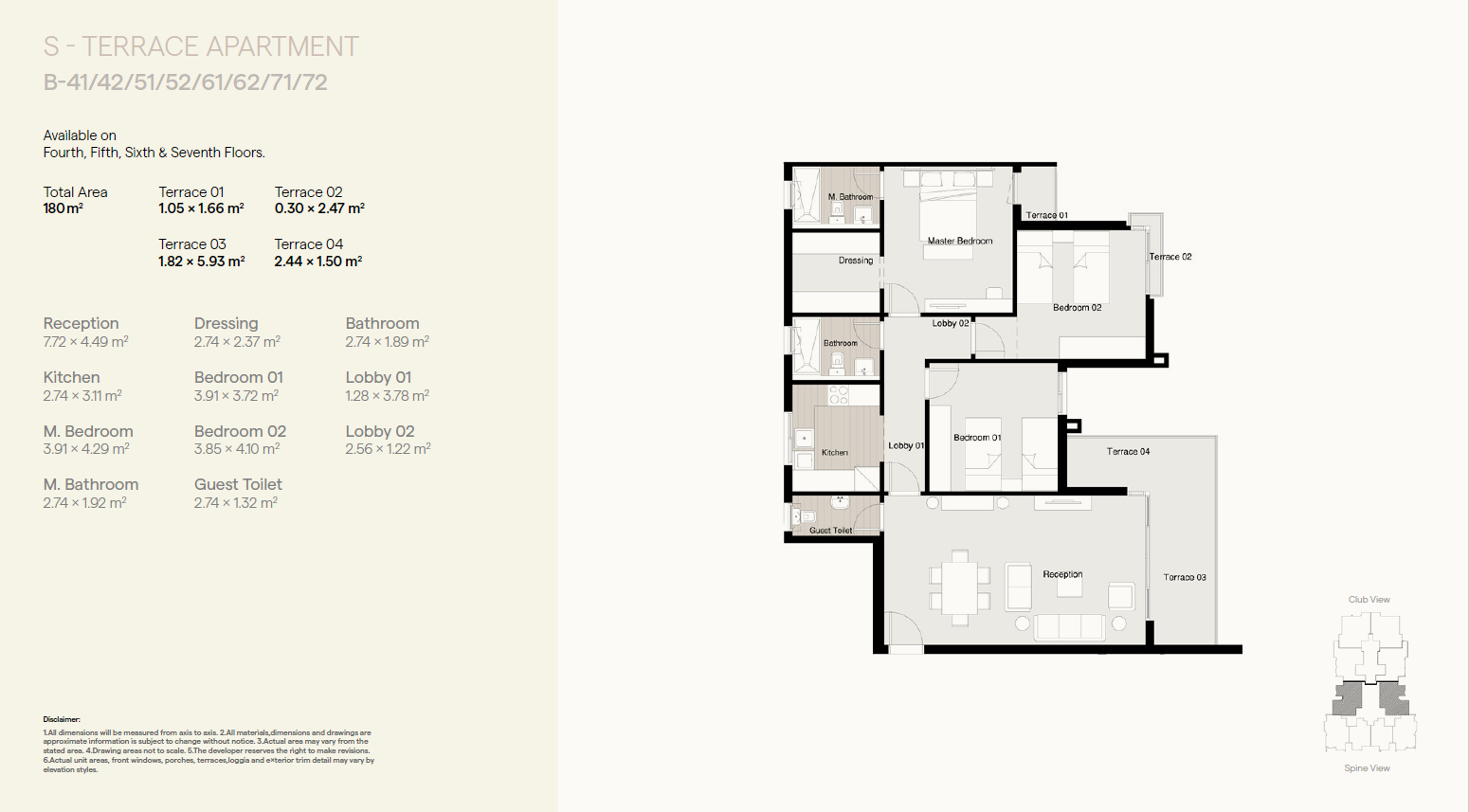 Floor Plan - Residence 8 New Capital Sky Abu Dhabi Developments