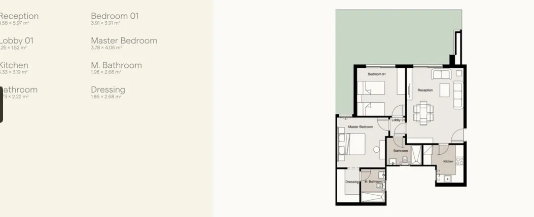 Apartment - كمبوند ريزيدنس 8 العاصمة الادارية سكاي ابو ظبي للتطوير العقاري - Residence 8 New Capital