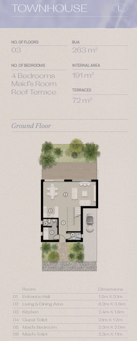 Floor Plan - سيلفر ساندس الساحل الشمالي اورا للتطوير العقاري - Silver Sands North Coast