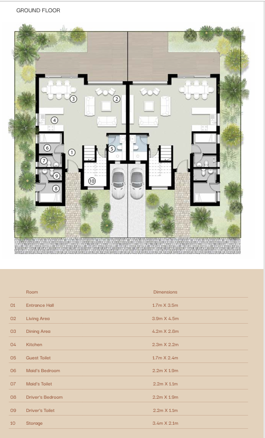 Floor Plan - سيلفر ساندس الساحل الشمالي اورا للتطوير العقاري - Silver Sands North Coast