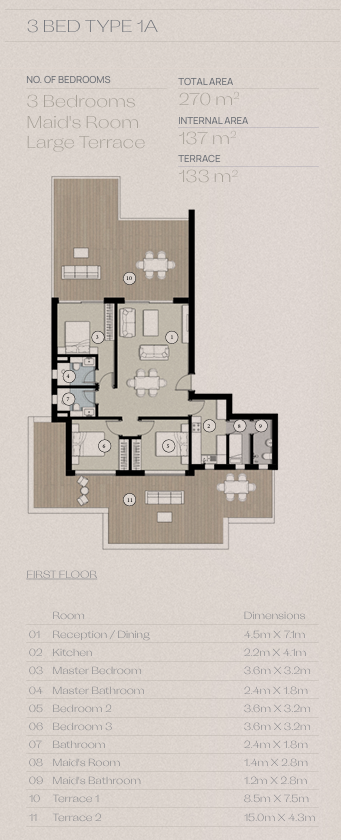 Floor Plan - سيلفر ساندس الساحل الشمالي اورا للتطوير العقاري - Silver Sands North Coast