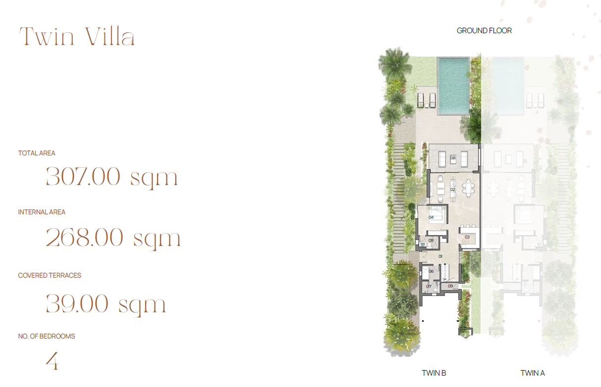 Floor Plan - سيلفر ساندس الساحل الشمالي اورا للتطوير العقاري - Silver Sands North Coast