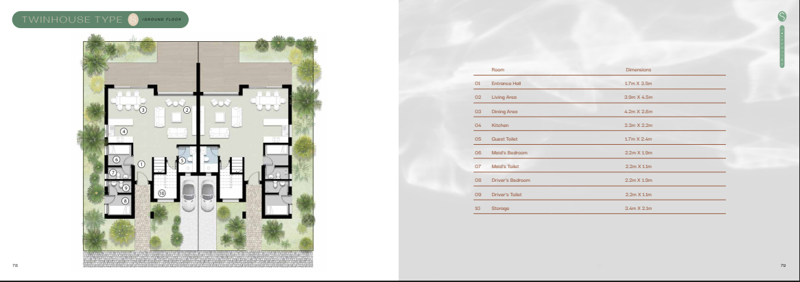 Floor Plan - سيلفر ساندس الساحل الشمالي اورا للتطوير العقاري - Silver Sands North Coast