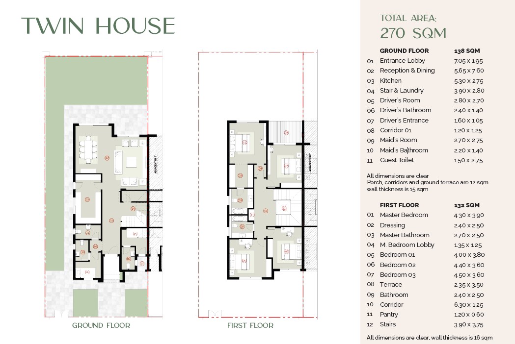 Floor Plan - Village West Compound Dorra Group