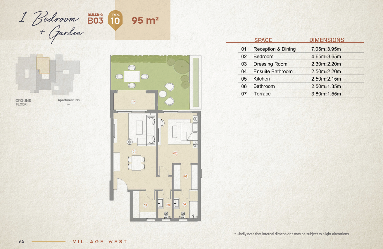 Floor Plan - Village West Compound Dorra Group