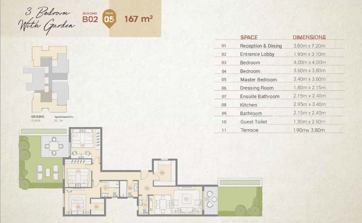 Floor Plan - Village West Compound Dorra Group