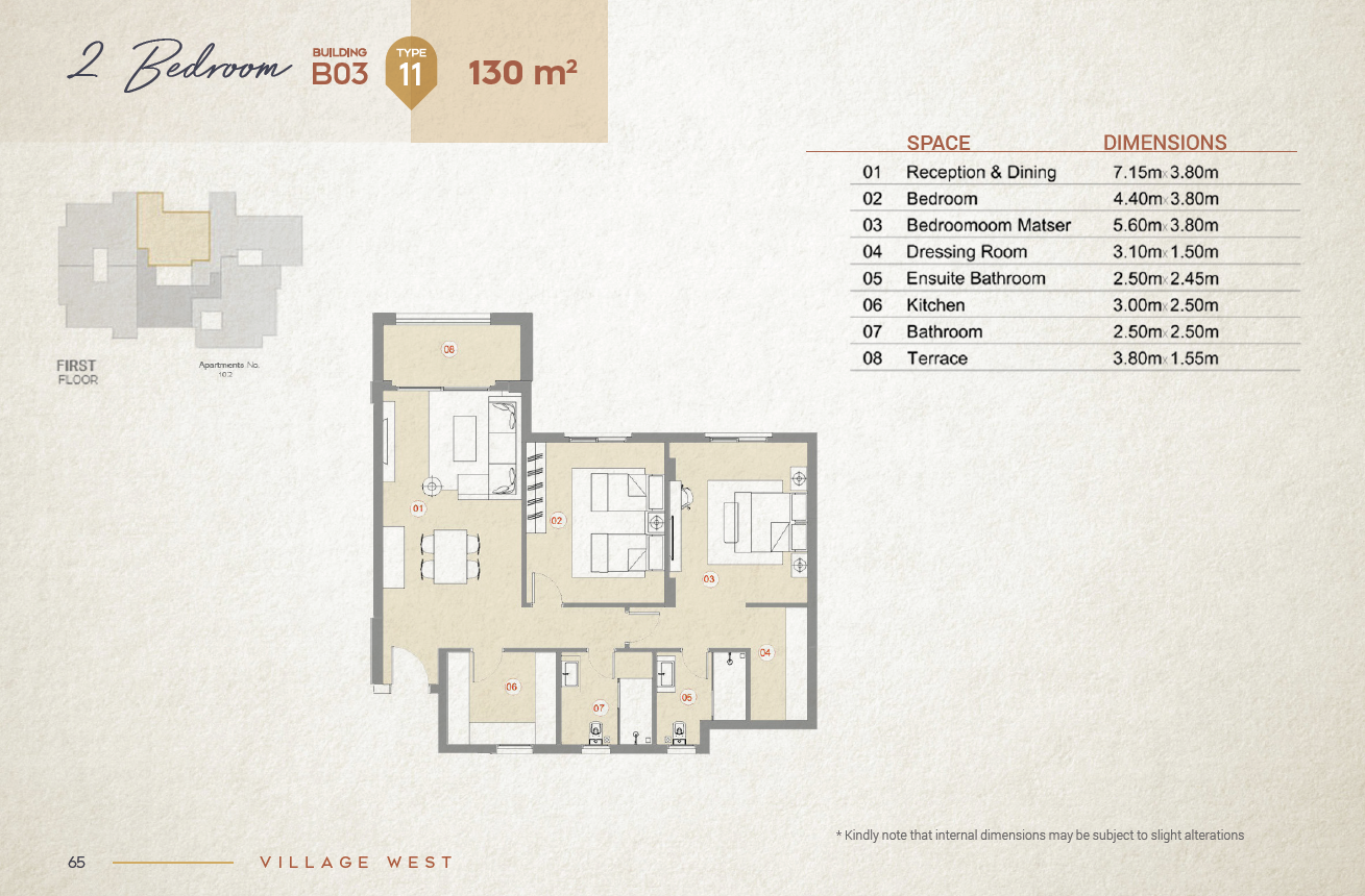 Floor Plan - Village West Compound Dorra Group