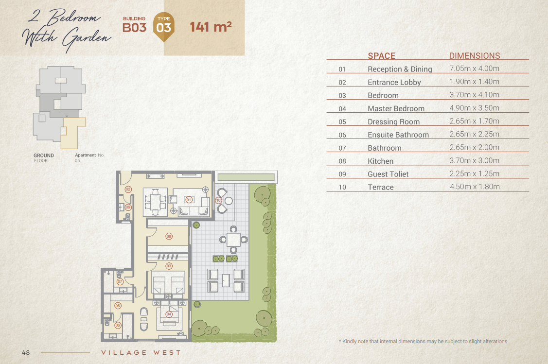 Plan 20 - Village West Compound Dorra Group