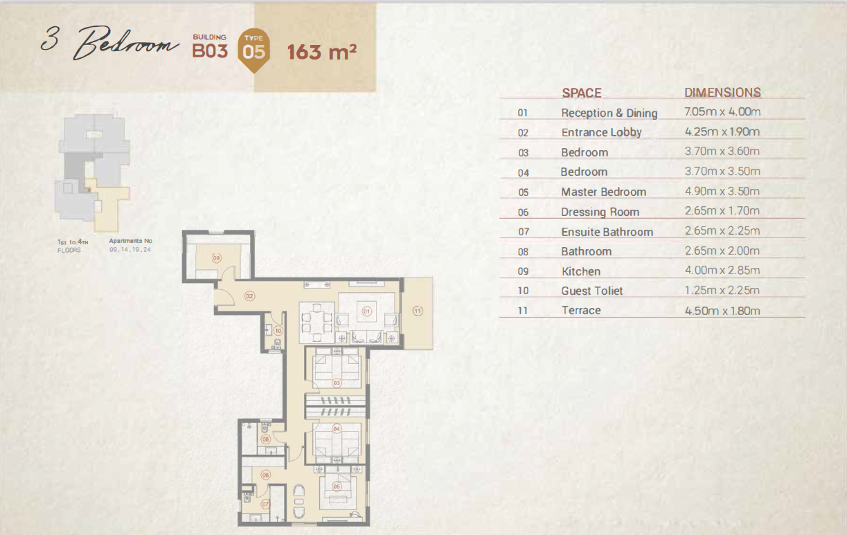 Floor Plan - Village West Compound Dorra Group