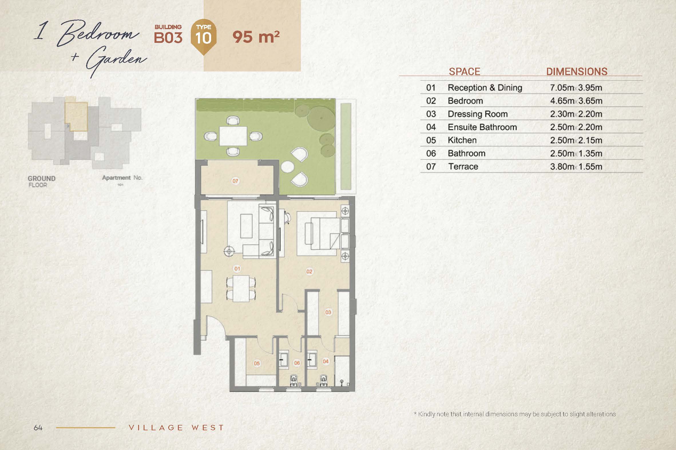 Floor Plan - Village West Compound Dorra Group
