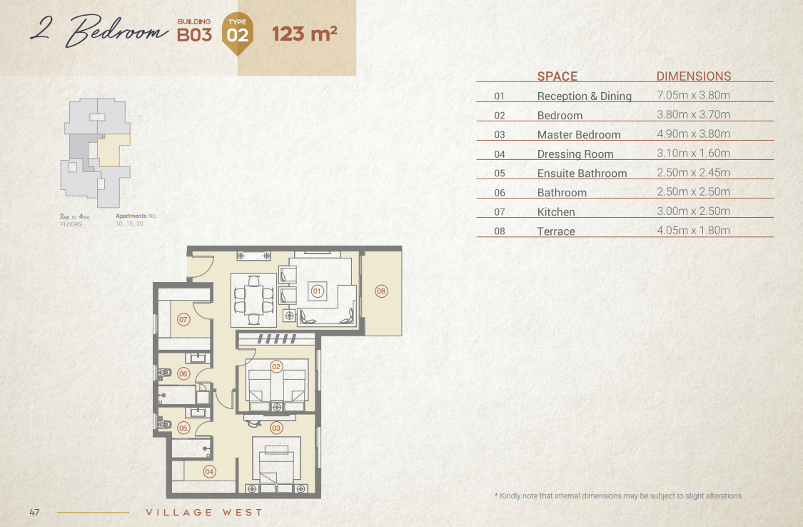 Plan 1 - Village West Compound Dorra Group
