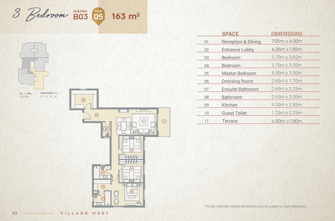 Plan 16 - Village West Compound Dorra Group