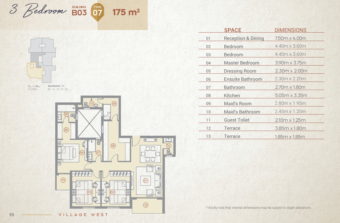 Plan 34 - Village West Compound Dorra Group