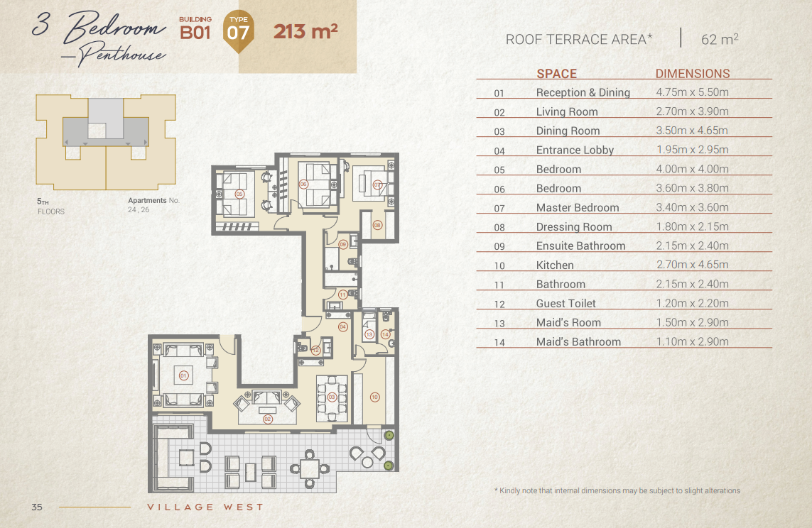 Plan 36 - Village West Compound Dorra Group