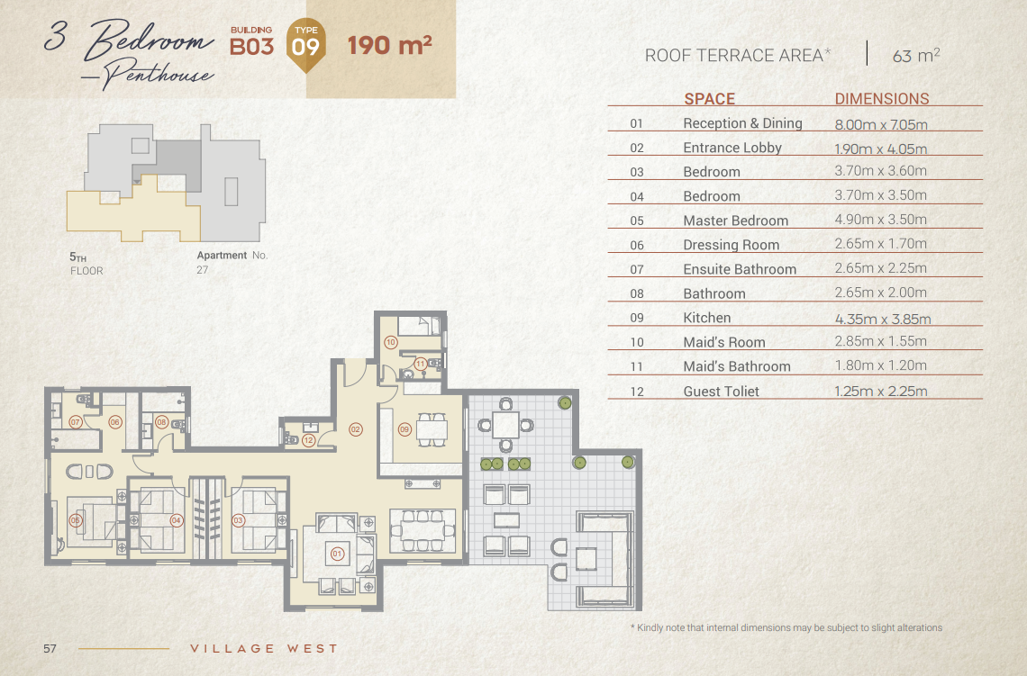 Plan 13 - Village West Compound Dorra Group
