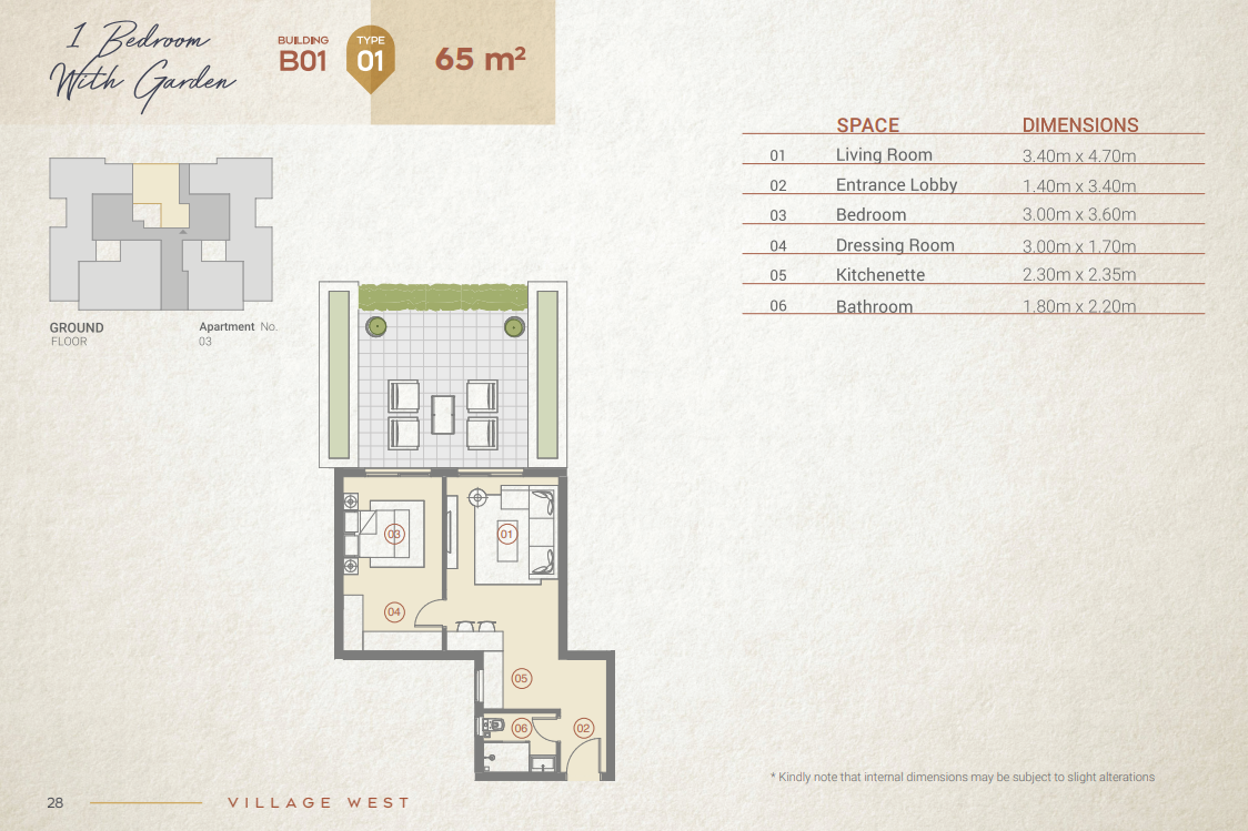 Plan 18 - Village West Compound Dorra Group