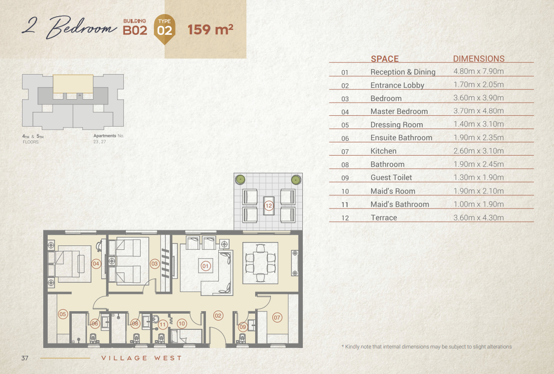 Plan 3 - Village West Compound Dorra Group