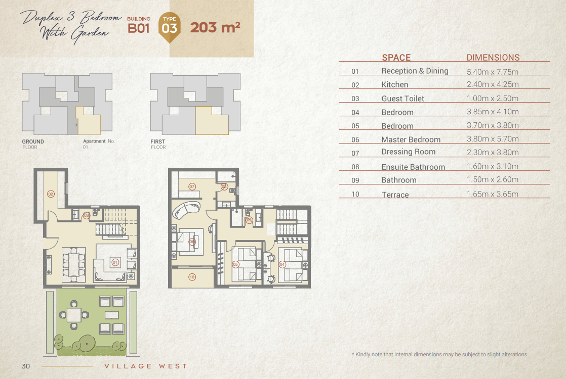 Plan 12 - Village West Compound Dorra Group