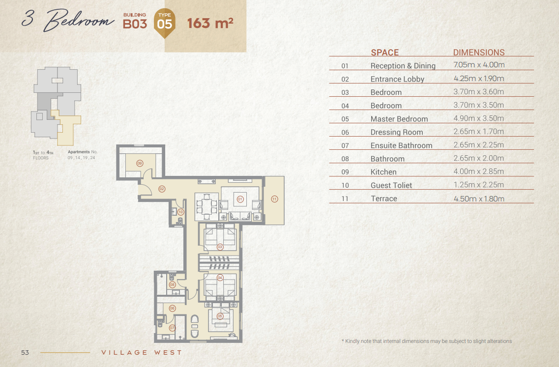 Plan 4 - Village West Compound Dorra Group