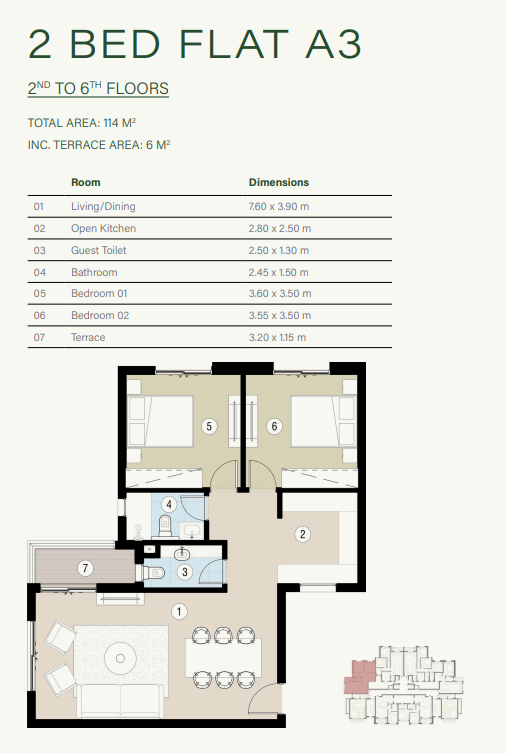 Floor Plan - تفاصيل الوحدات في كمبوند زيد ايست القاهرة الجديدة