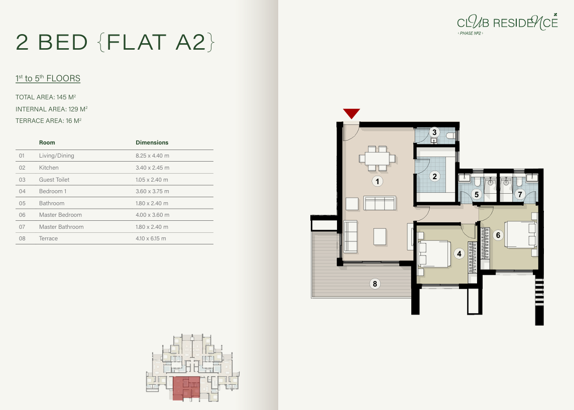 Floor Plan - تفاصيل الوحدات في كمبوند زيد ايست القاهرة الجديدة