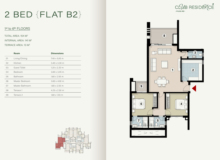 Floor Plan - تفاصيل الوحدات في كمبوند زيد ايست القاهرة الجديدة