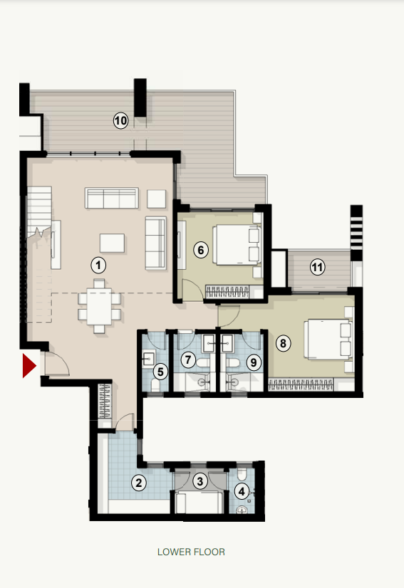 Floor Plan - تفاصيل الوحدات في كمبوند زيد ايست القاهرة الجديدة