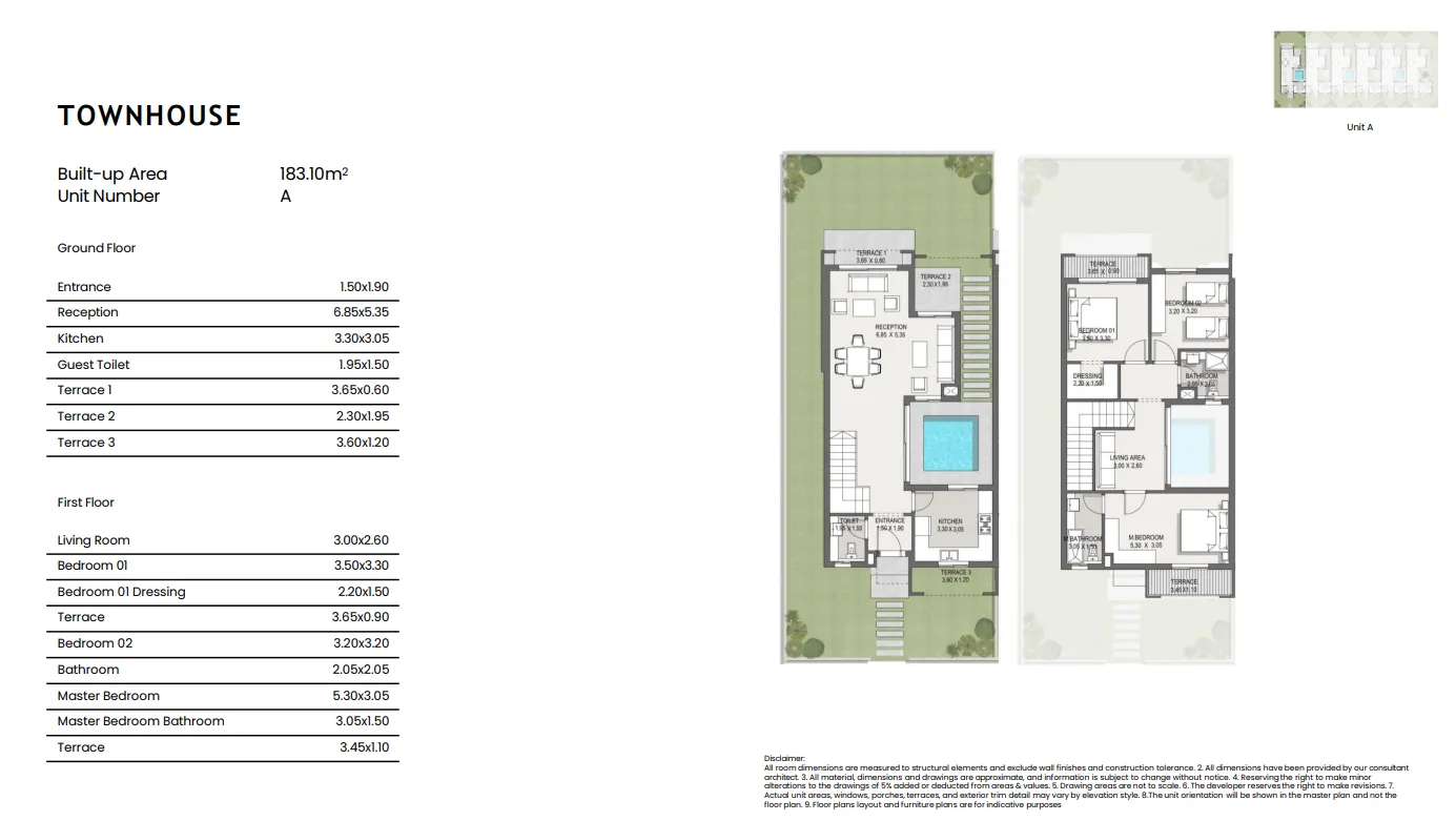 Townhouse - كمبوند كافانا سبرنج سراي القاهرة الجديدة مدينة مصر للإسكان والتعمير - Cavana Spring Sarai